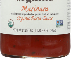 Organico Bello: Organic Pasta Sauce Marinara, 25 Oz