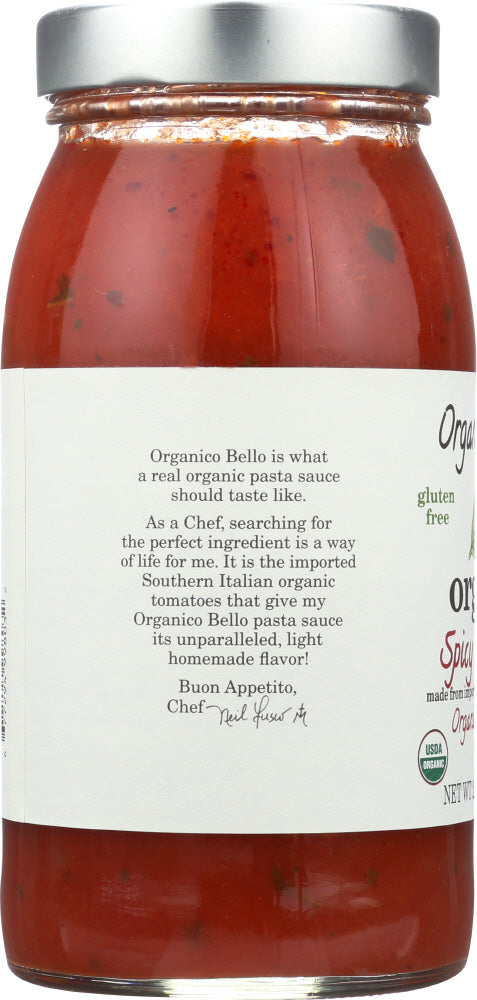 Organico Bello: Organic Pasta Sauce Spicy Marinara, 25 Oz