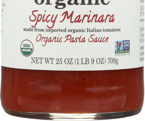Organico Bello: Organic Pasta Sauce Spicy Marinara, 25 Oz