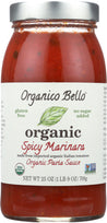 Organico Bello: Organic Pasta Sauce Spicy Marinara, 25 Oz