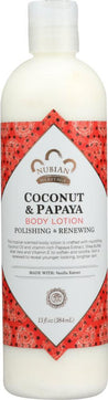 Nubian Heritage: Body Lotion Coconut & Papaya, 13 Oz - RubertOrganics