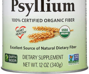 Organic India: Organic Whole Husk Psyllium, 12 Oz - RubertOrganics