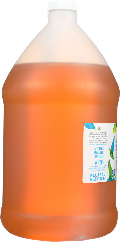 Madhava: Organic Golden Light Blue Agave Nectar, 176 Oz