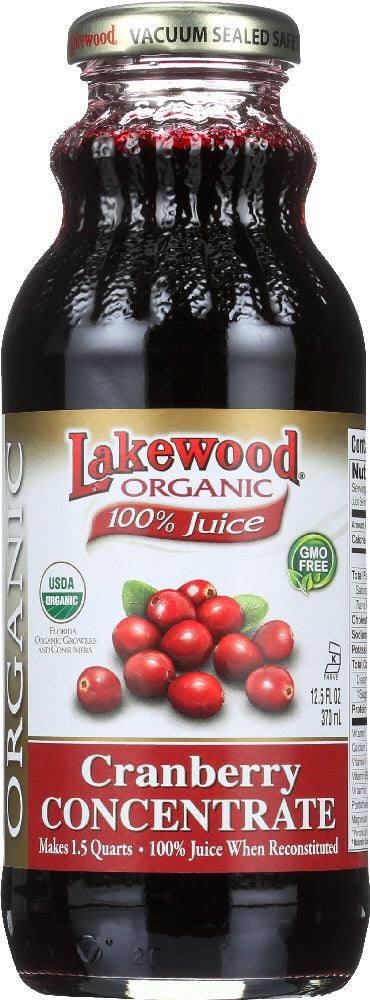 Lakewood: Organic Cranberry Concentrate Juice, 12.5 Oz - RubertOrganics