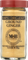 Morton & Bassett: Organic Ground Ginger, 1.8 Oz