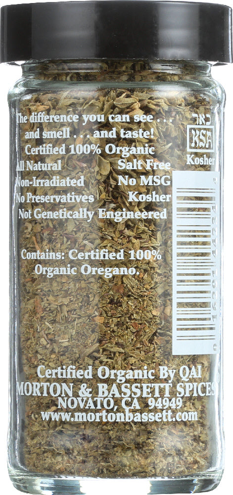 Morton & Bassett: Organic Oregano, .6 Oz