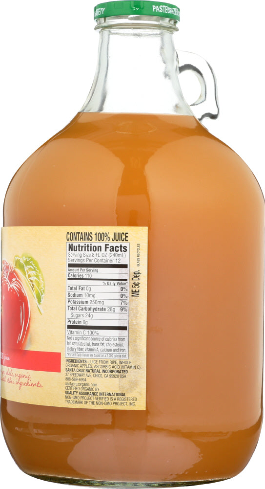 Santa Cruz: Organic Apple Juice, 96 Oz