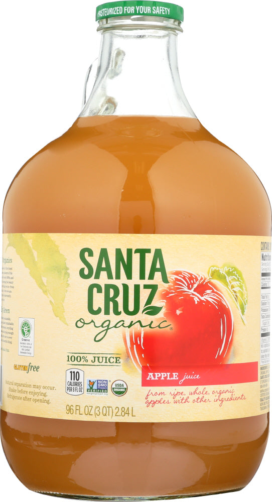 Santa Cruz: Organic Apple Juice, 96 Oz