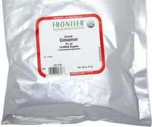 Frontier: Natural Products Organic Ground Cinnamon, 16 Oz
