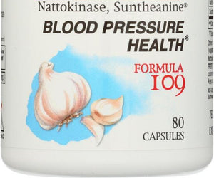 Kyolic: Aged Garlic Extract Blood Pressure Health Formula 109, 80 Cp - RubertOrganics
