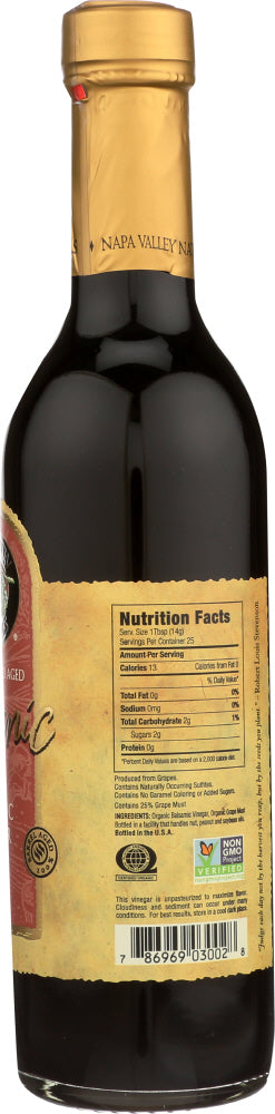 Napa Valley Naturals: Organic Balsamic Vinegar, 12.7 Oz