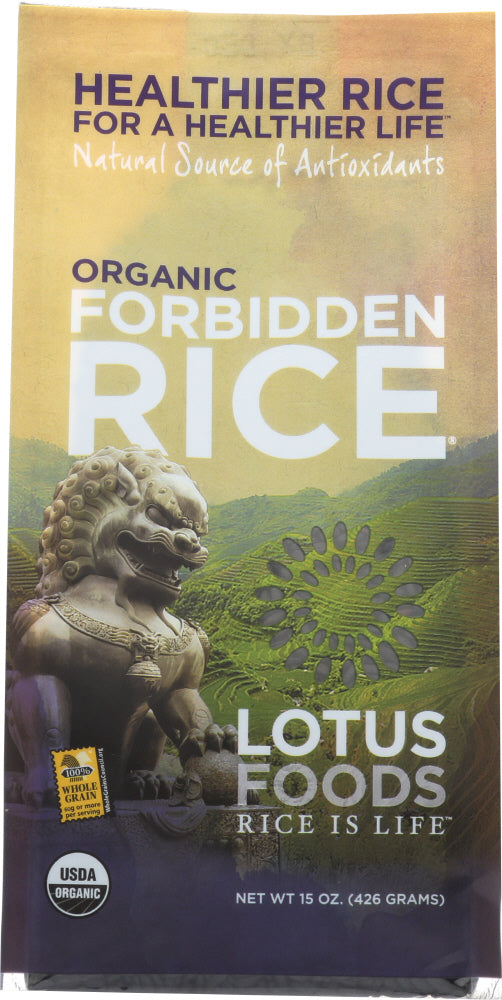 Lotus Foods: Organic Forbidden Rice, 15 Oz