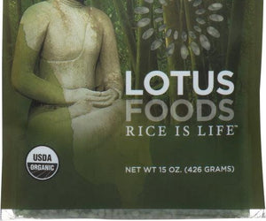 Lotus Foods: Gluten Free Organic Jade Pearl Rice, 15 Oz - RubertOrganics