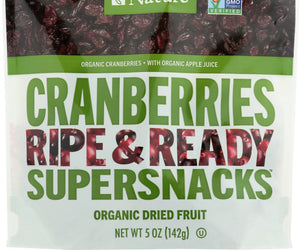 Made In Nature: Organic Dried Fruit Cranberries, 5 Oz