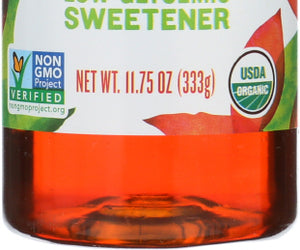 Madhava: Organic Amber Raw Blue Agave, 11.75 Oz