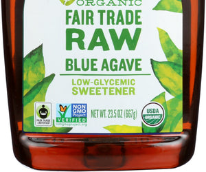 Madhava: Organic Fair Trade Raw Blue Agave, 23.5 Oz