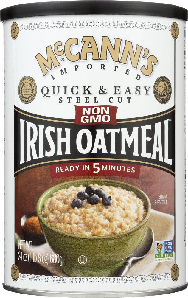 Mccann's: Irish Oatmeal Quick & Easy Steel Cut Oats, 24 Oz - RubertOrganics