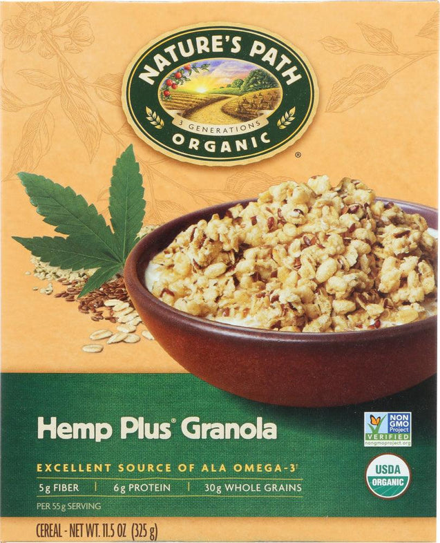 Nature's Path: Organic Hemp Plus Granola, 11.5 Oz - RubertOrganics