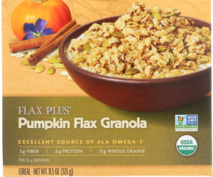 Nature's Path: Organic Flax Plus Pumpkin Flax Granola Cereal, 11.5 Oz