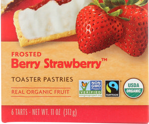 Nature's Path: Organic Toaster Pastries Berry Strawberry Frosted, 11 Oz
