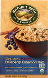 Nature's Path: Organic Optimum Power, Hot Oatmeal, Blueberry Cinnamon Flax, 8 Packets, 11.2 Oz