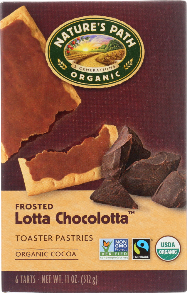 Nature's Path: Organic Frosted Lotta Chocolotta Toaster Pastries, 11 Oz