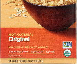 Nature's Path: Organic Instant Hot Oatmeal Original 8 Packets, 14 Oz