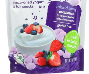 Happy Baby: Organic Yogis Yogurt And Fruit Snacks Mixed Berry, 1 Oz - RubertOrganics