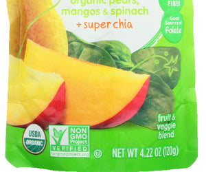 Happy Tot Organic Superfoods: Spinach Mango & Pear, 4.22 Oz
