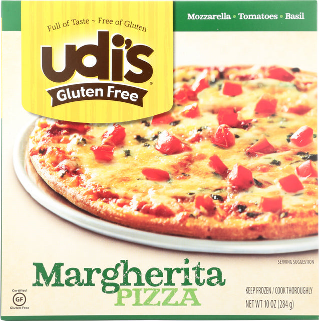 Udi's Gluten Free: Margherita Pizza, Source Of Protein & Vitamins A & C, 10 Oz