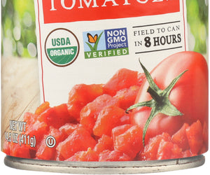 Muir Glen: Organic Petite Diced Tomatoes Original, 14.5 Oz