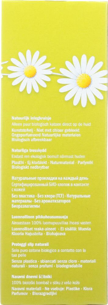 Natracare: Organic And Natural Panty Liners Cotton Cover Mini, 30 Liners - RubertOrganics