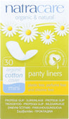 Natracare: Organic And Natural Panty Liners Cotton Cover Mini, 30 Liners - RubertOrganics
