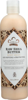 Nubian Heritage: Body Wash Raw Shea Butter, 13 Oz - RubertOrganics