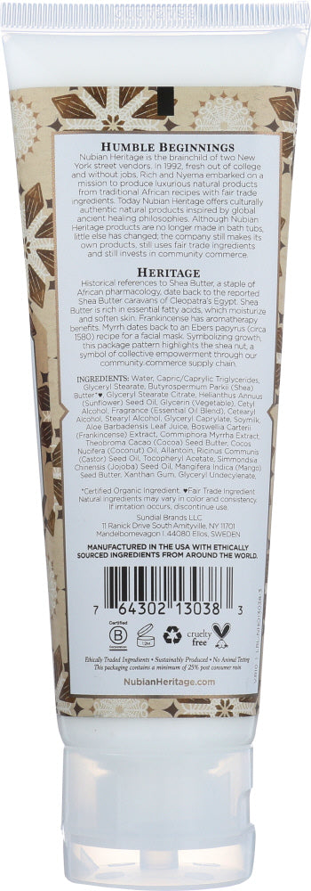 Nubian Heritage: Hand Cream Raw Shea Butter, 4 Oz