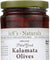 Jeff's Naturals: Organic Pitted Whole Greek Kalamata Olives, 7 Oz