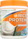 Growing Naturals: Organic Raw Rice Protein Original, 16.2 Oz