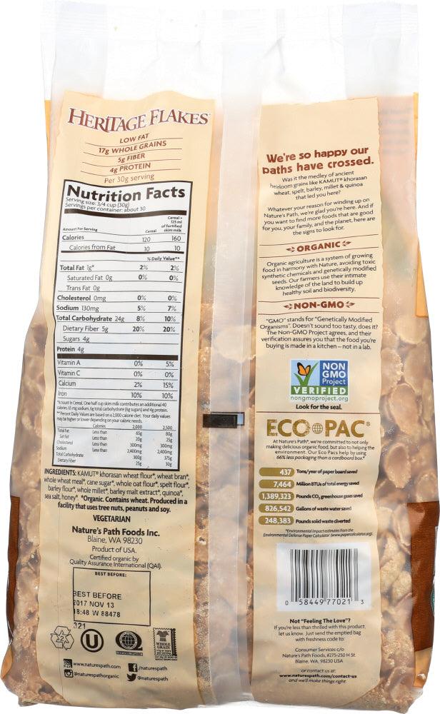 Natures Path: Heritage Flakes Cereal Organic Eco Pac, 32 Oz - RubertOrganics