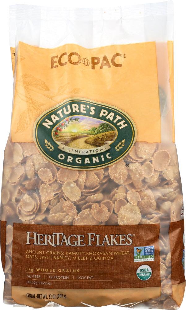 Natures Path: Heritage Flakes Cereal Organic Eco Pac, 32 Oz - RubertOrganics