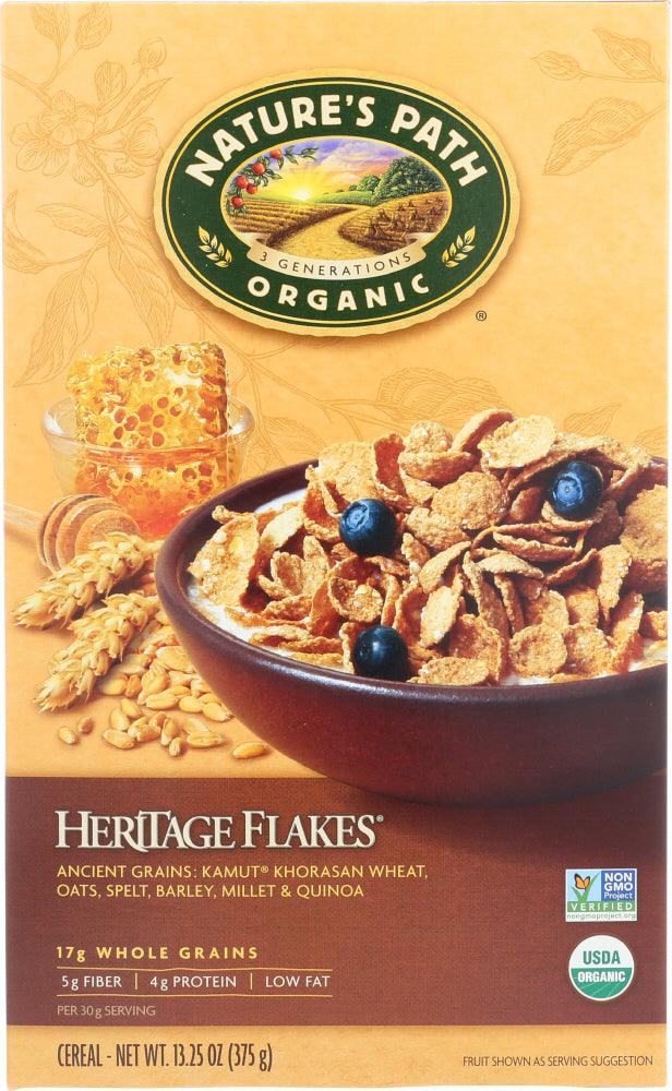 Natures Path: Organic Heritage Flakes Cereal Whole Grain, 13.25 Oz - RubertOrganics