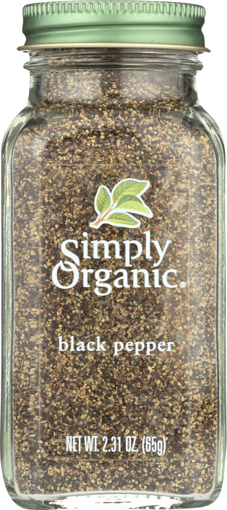 Simply Organic: Black Pepper, 2.31 Oz