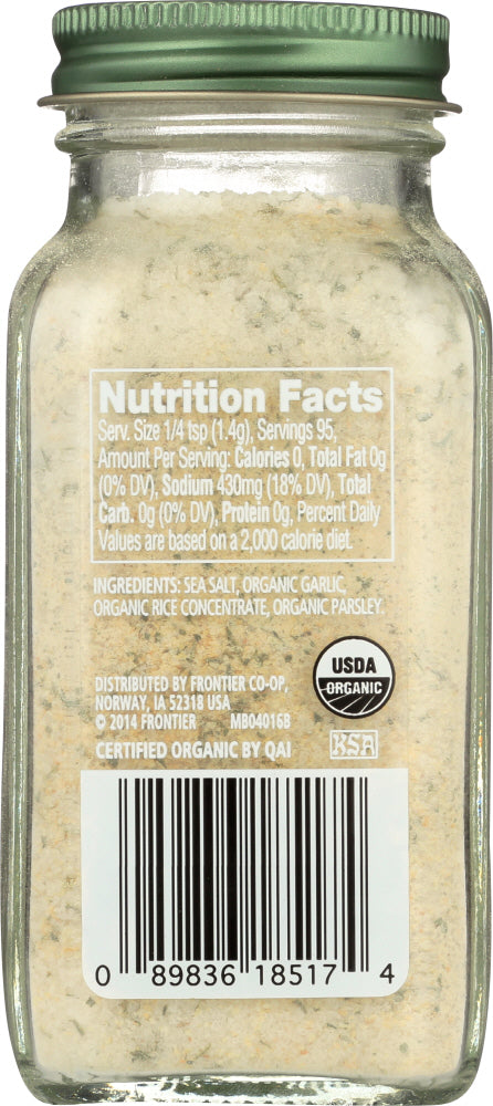 Simply Organic: Garlic Salt, 4.7 Oz
