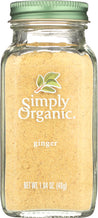 Simply Organic: Ginger, 1.64 Oz