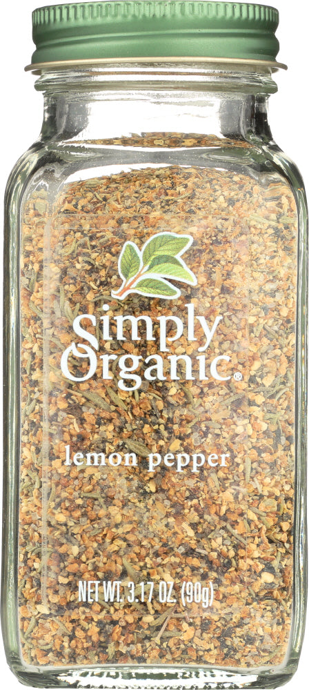 Simply Organic: Lemon Pepper Seasoning, 3.17 Oz