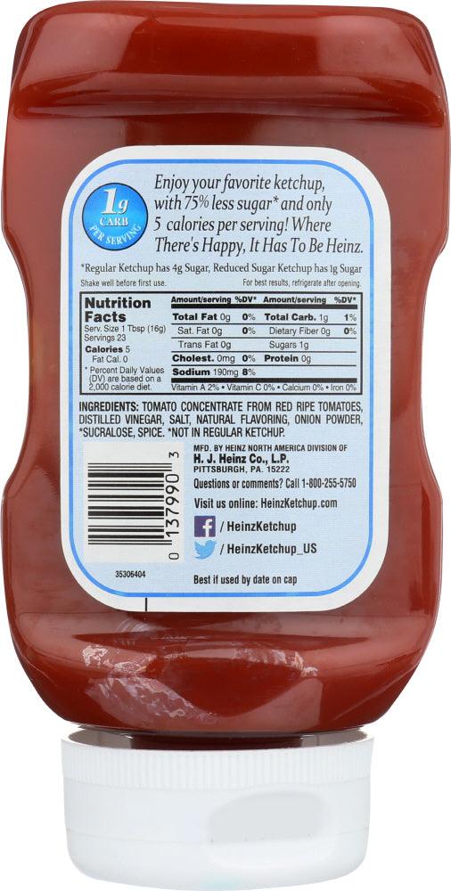 Heinz: Ketchup Reduced Sugar, 13 Oz - RubertOrganics