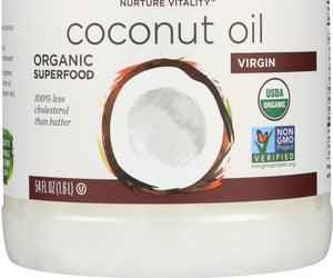 Nutiva: Organic Virgin Coconut Oil, 54 Oz