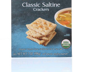Back To Nature: Organic Classic Crackers Saltine, 7 Oz