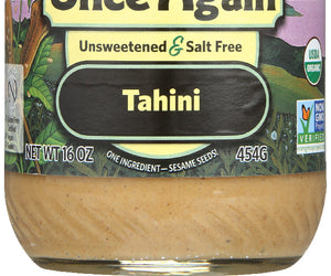 Once Again: Organic Sesame Tahini, 16 Oz