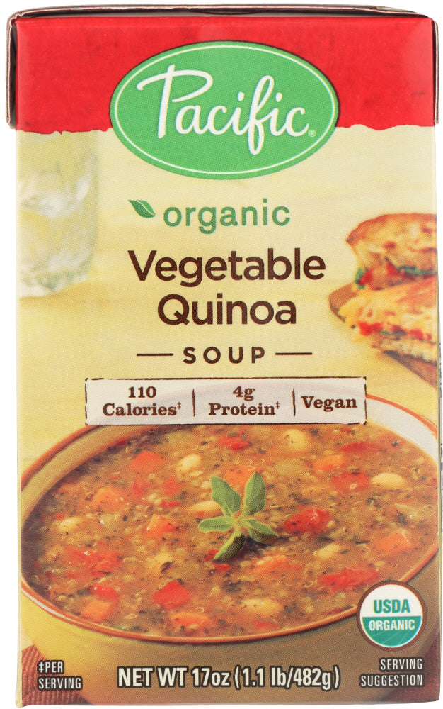 Pacific Foods: Organic Soup Vegetable Quinoa, 17 Oz