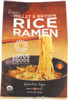 Lotus Foods: Organic Rice Ramen Noodles Millet & Brown, 10 Oz - RubertOrganics